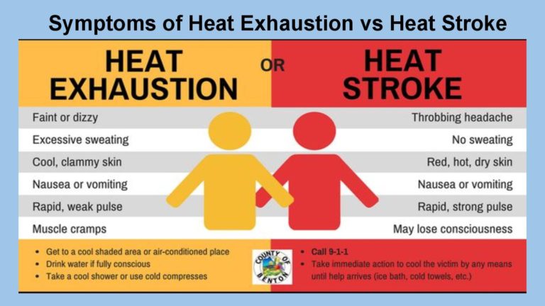 Symptoms of Heat Exhaustion vs Heat Stroke - Inspiring Scholars Academy ...